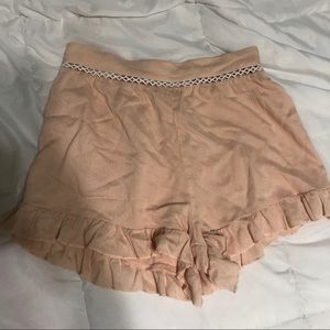 High Waisted Ruffly Shorts